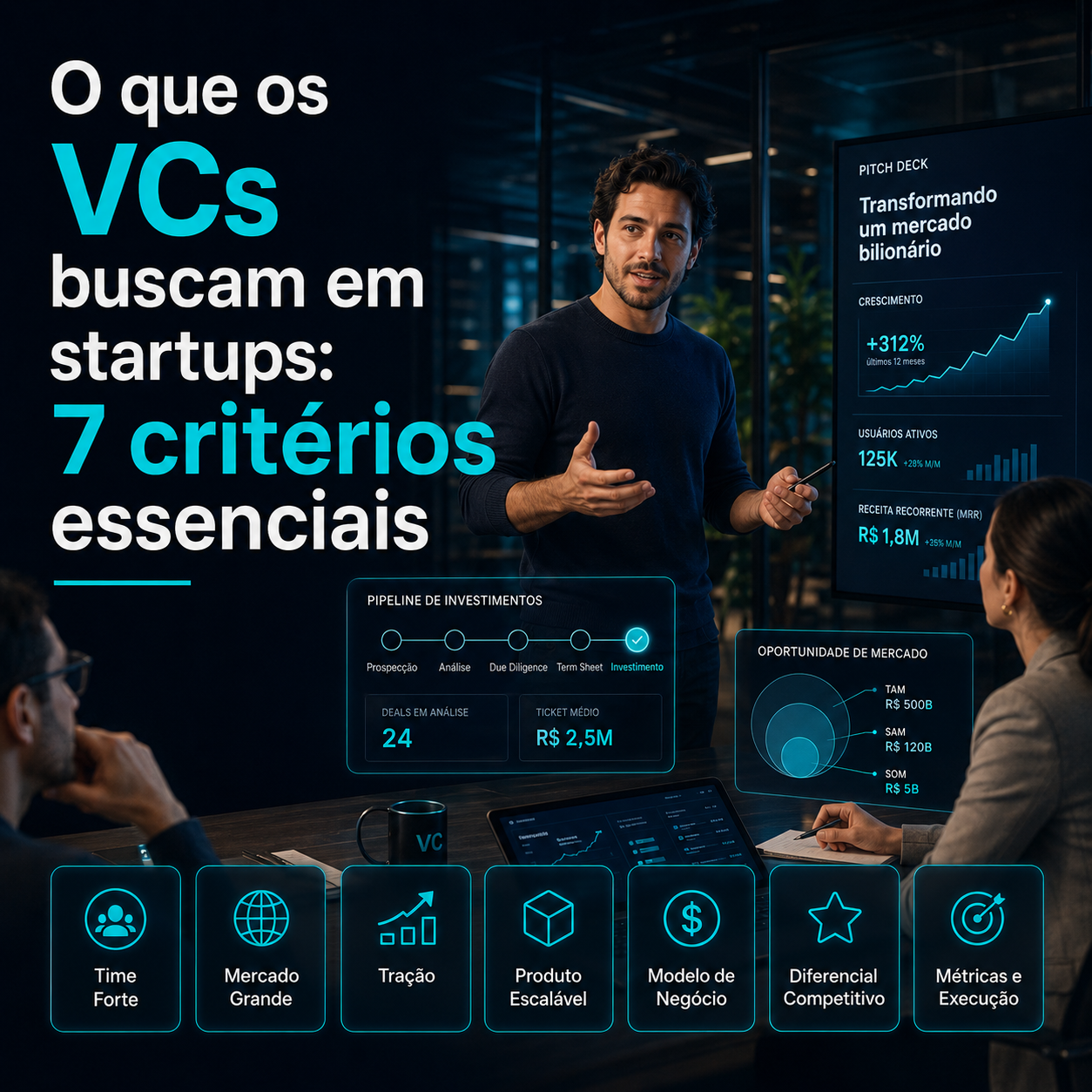 startups 7 critérios essenciais