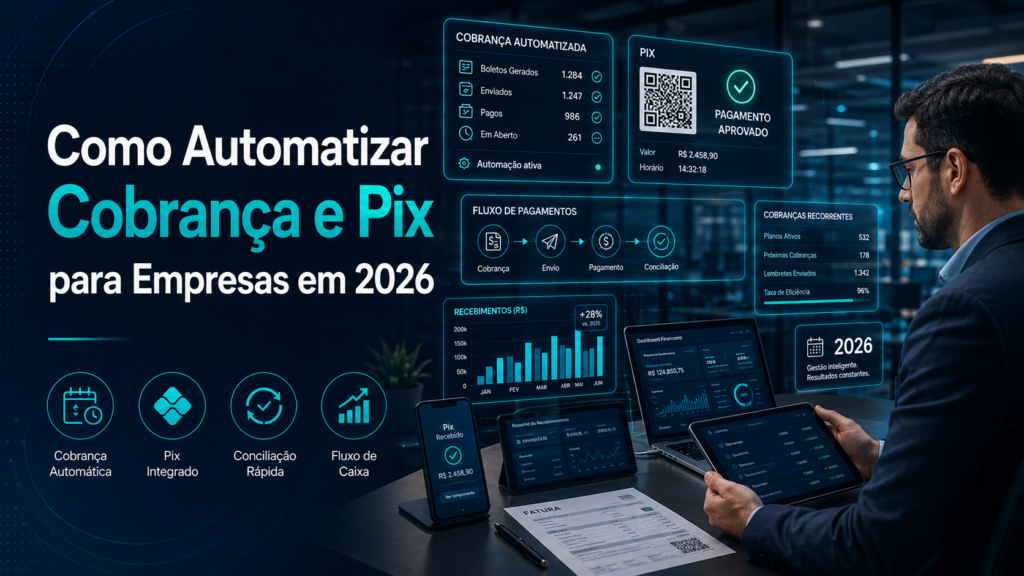 Como Automatizar Cobrança e Pix para Empresas em 2026